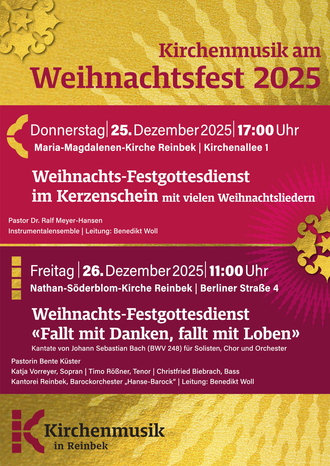 Kirchenmusik am Weihnachtsfest (2025)